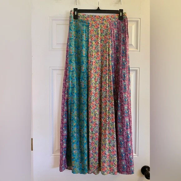 NATURAL LIFE Colorful Floral Maxi Skirt - Picture 3 of 8